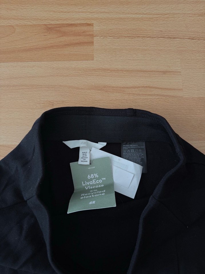 Siyah Kadın H&M Mini Etek - Görsel 2