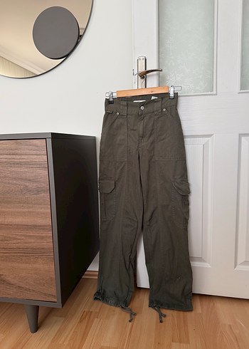 Pull and bear kargo pantolon - Görsel 3