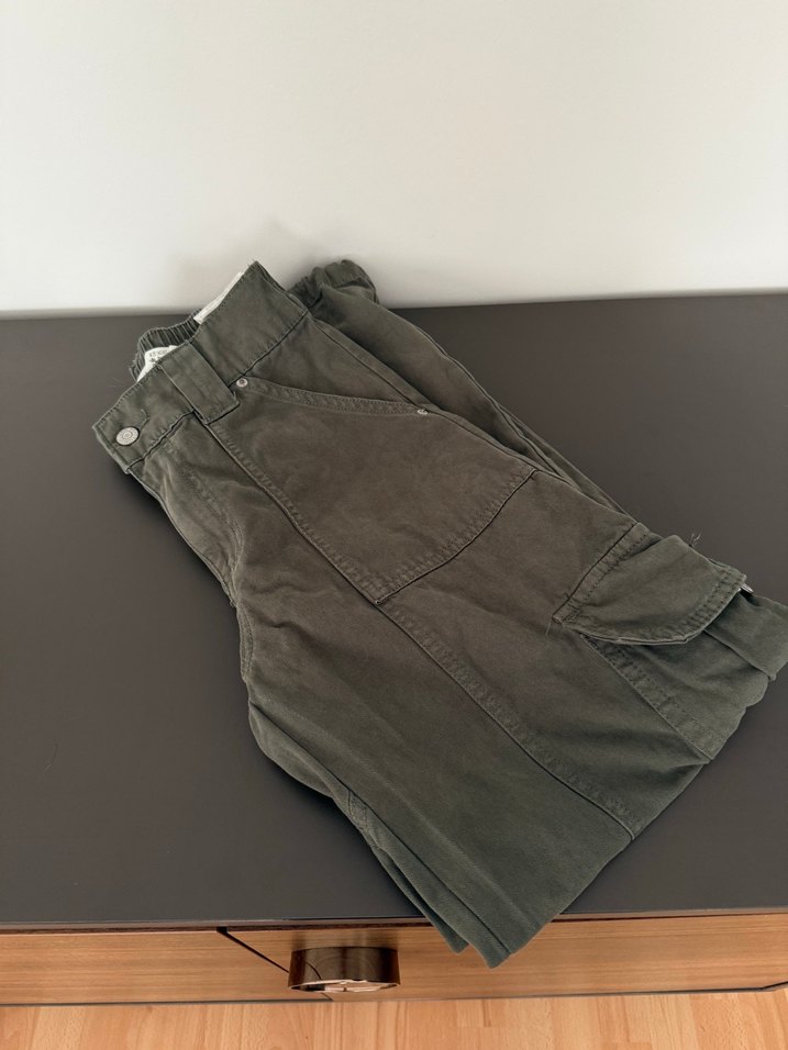 Pull and bear kargo pantolon - Görsel 4