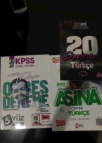 KPSS Türkçe Soru Bankası ve Deneme Kitapları