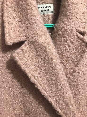 LC Waikiki Toz Pembe kaşe Kaban