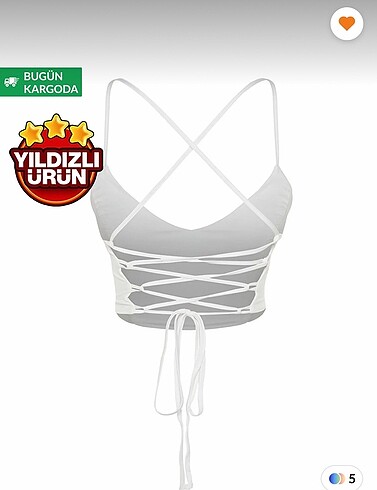 Trendyol & Milla Sırt dekolteli bluz