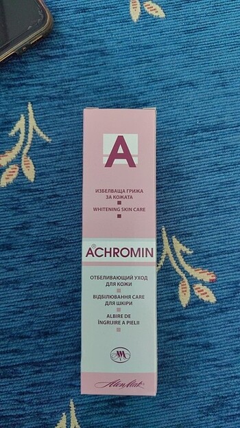 Krem Achromin beyazlatıcı krem renk açıcı