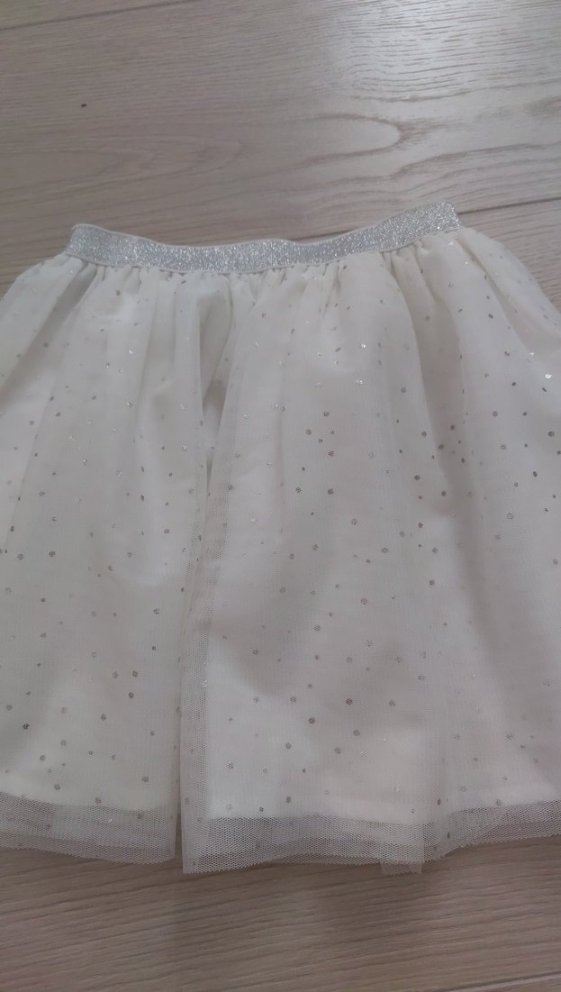 Kız Çocuk Beyaz Fırfırlı Etek - Görsel 2