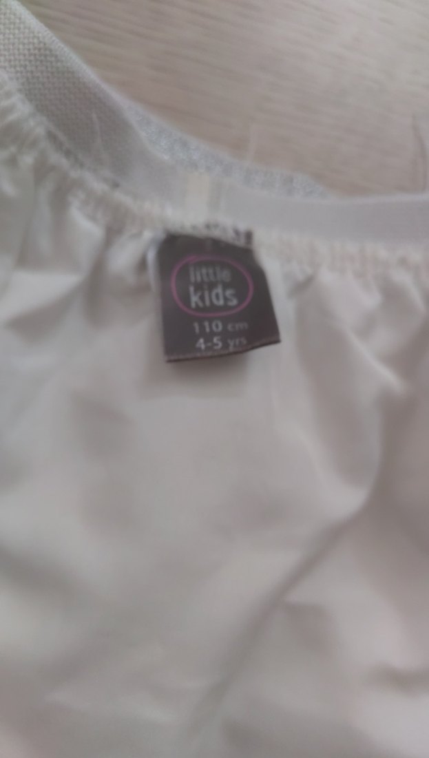 Kız Çocuk Beyaz Fırfırlı Etek - Görsel 3