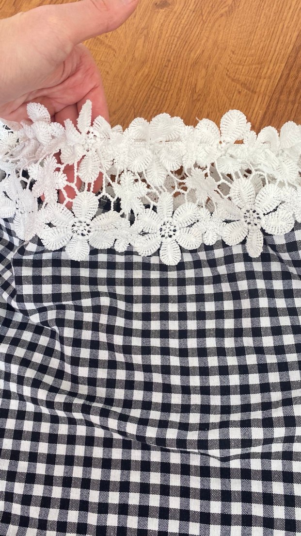 Dantel Detaylı yarım Kollu gömlek Bluz - Görsel 2