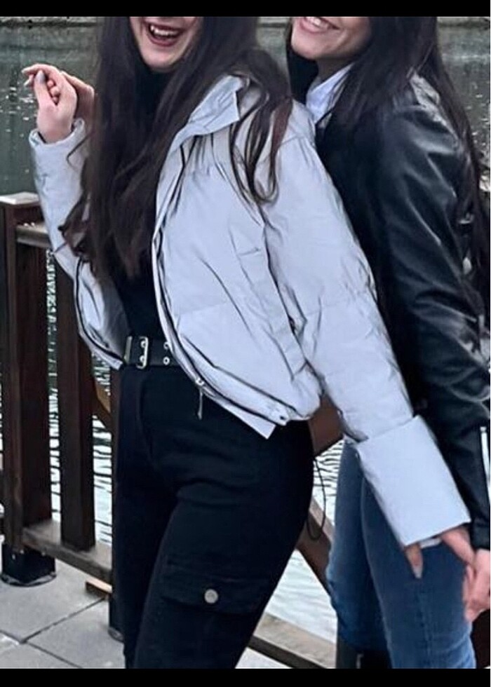 Gri reflektörlü mont - Görsel 2