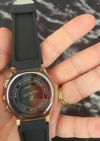 Hublot Hublot rose Erkek Kol Saati Siyah Kayışlı