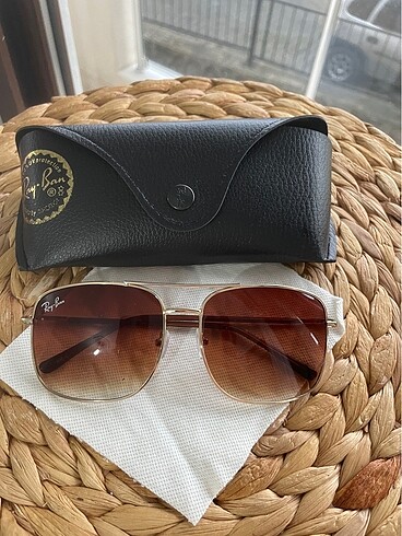 ray-ban kahveengi pilot model güneş gözlüğü