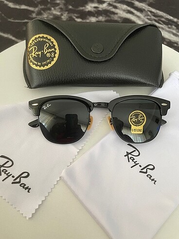 Rayban clupmaster orginal kasa siyah detaylı