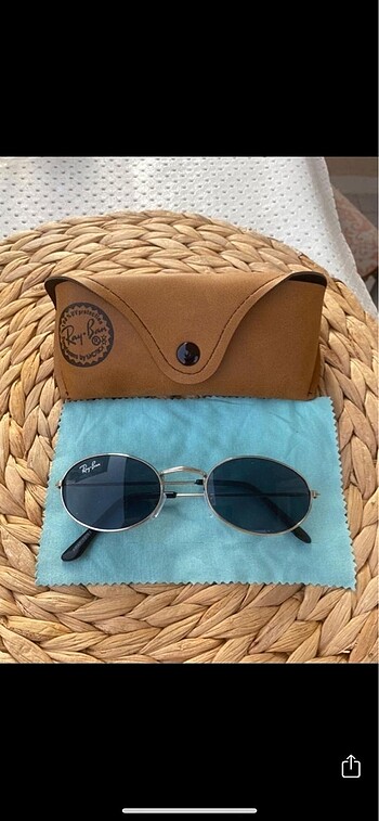 Rayban siyah cam gümüş çerçeve