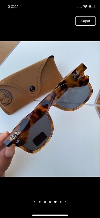 Ray Ban Rayban wayfere model güneş gözlüğü