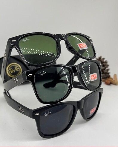 rayban siyah parlak wayfere model