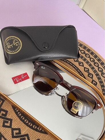 rayban clupmaster model kahverengi orginal