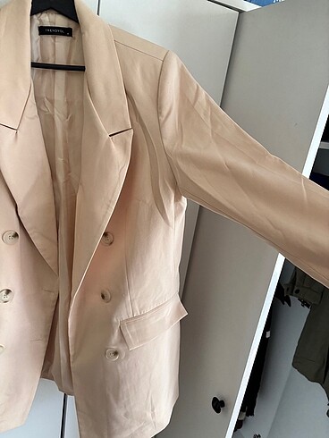 38 Beden ten rengi Renk Blazer ceket