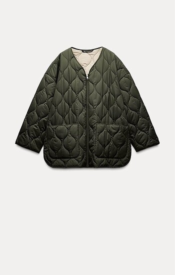 Zara capitone oversize su geçirmez