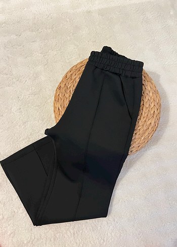 Siyah scuba pantolon