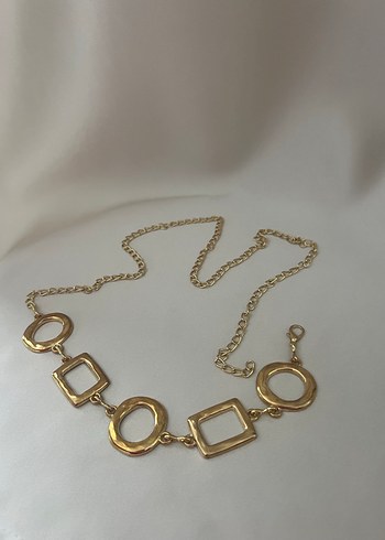 Gold zincirli kemer