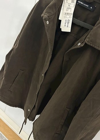 Düğmeli Kahverengi erkek Ceket - Görsel 2