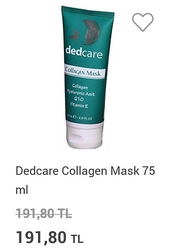 Collagen maske