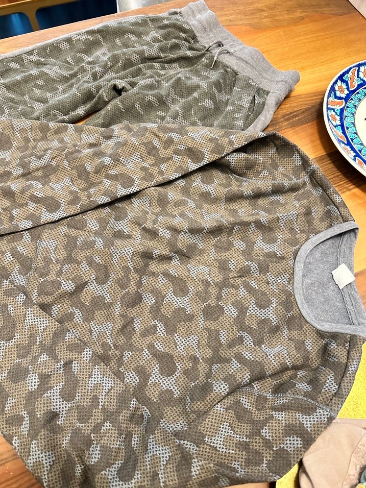 Erkek ÇOCUK Kamuflaj Desenli Örme Takım - Görsel 2