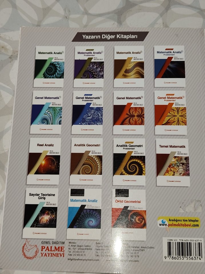 Genel Matematik 1 - Mustafa Balcı - Görsel 2