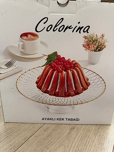 Ayaklı kek tabağı