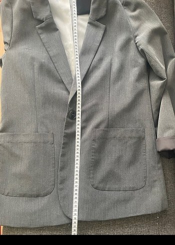 Gri Kadın Blazer Ceket - Görsel 3