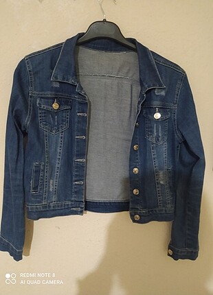 Crop kot ceket