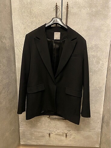 Quzu Zara muadil siyah blazer ceket