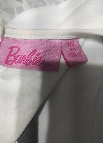 7 Yaş Beden beyaz Renk Barbie 