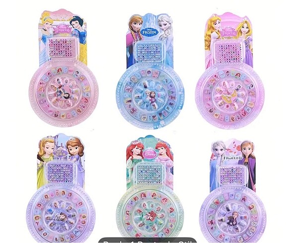 Disney Prenses Tırnak Sticker