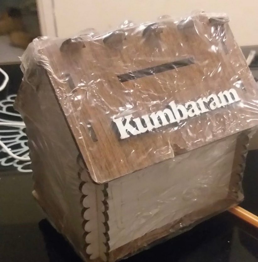 Boyanabilir Ahşap Kumbara - Görsel 4