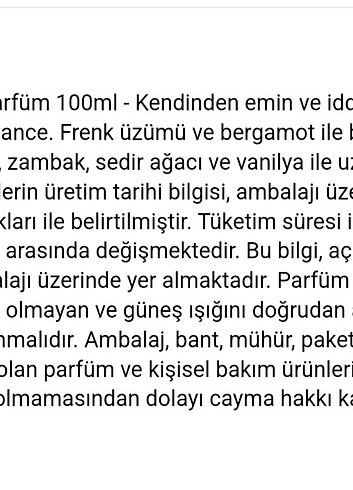  Beden Renk Koton Parfüm Dark Romance 100ml