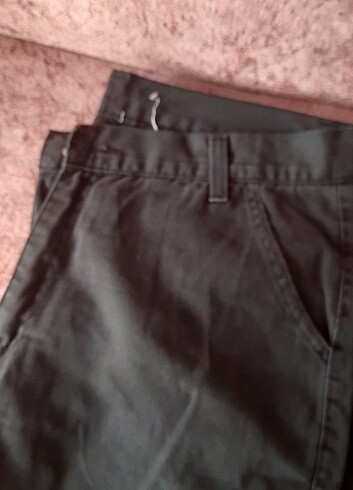 Gri keten pantolon  - Görsel 2