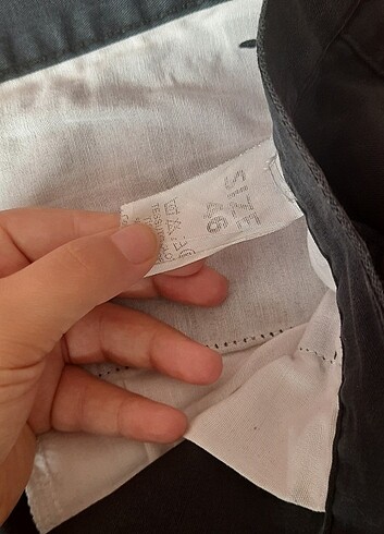 Gri keten pantolon  - Görsel 3