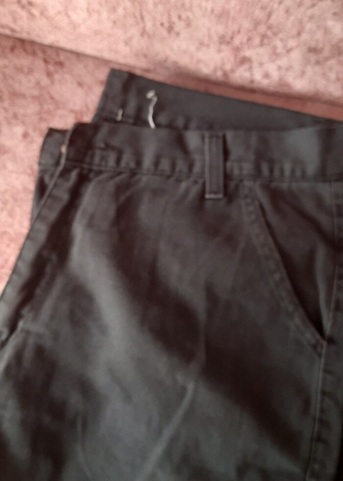 Gri keten pantolon  - Görsel 2