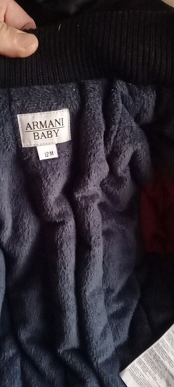 9-12 Ay Beden Armani Bebek mont