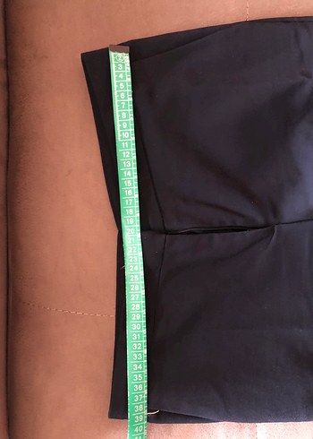 Kadın Siyah Midi Kumaş Pantolon - Görsel 3