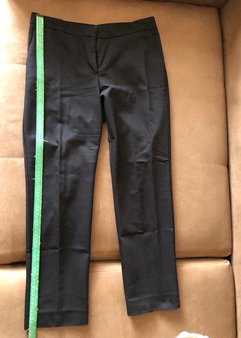 Kadın Siyah Midi Kumaş Pantolon - Görsel 6