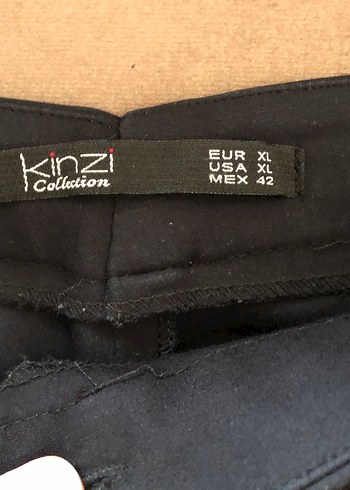 Kadın Siyah Midi Kumaş Pantolon - Görsel 2