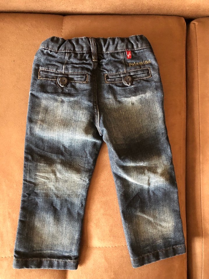 Erkek Çocuk Kemerli Regular Fit Kot Pantolon - Görsel 5