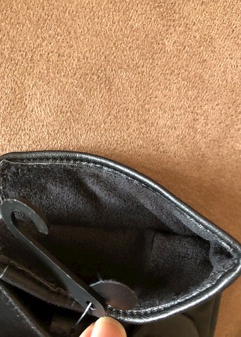 Siyah Deri Kadın Eldiveni Tokalı - Görsel 4