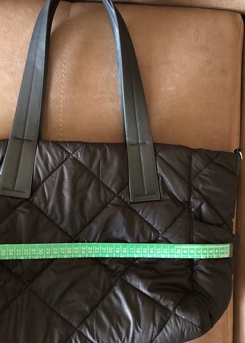 Siyah Kapitone Kadın Omuz Çantası - Görsel 3