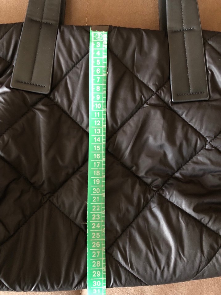 Siyah Kapitone Kadın Omuz Çantası - Görsel 2