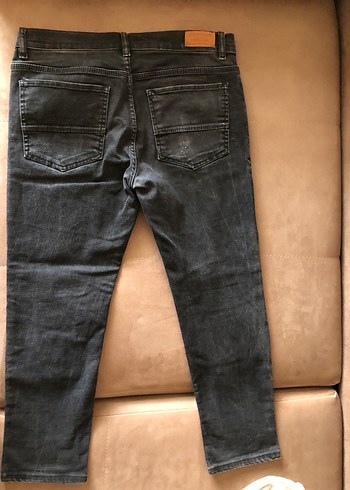 Gri Erkek Denim Jean Pantolon - Görsel 3