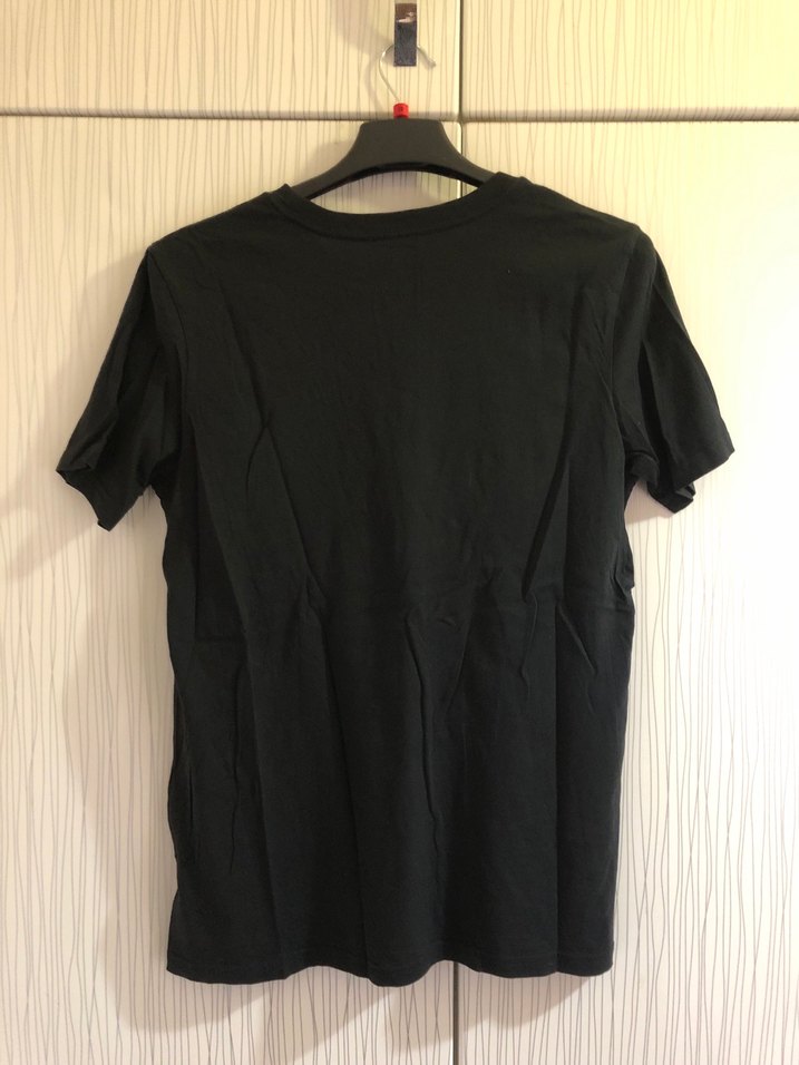 Erkek Siyah Adidas Baskılı Tişört - Görsel 2