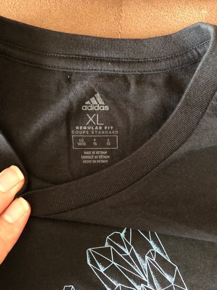 Erkek Siyah Adidas Baskılı Tişört - Görsel 5