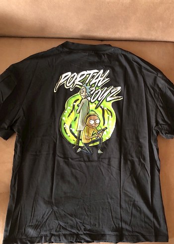 Erkek Siyah Rock Punk Baskılı Tişört - Görsel 5