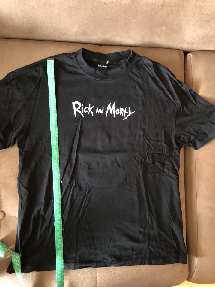 Erkek Siyah Rock Punk Baskılı Tişört - Görsel 4